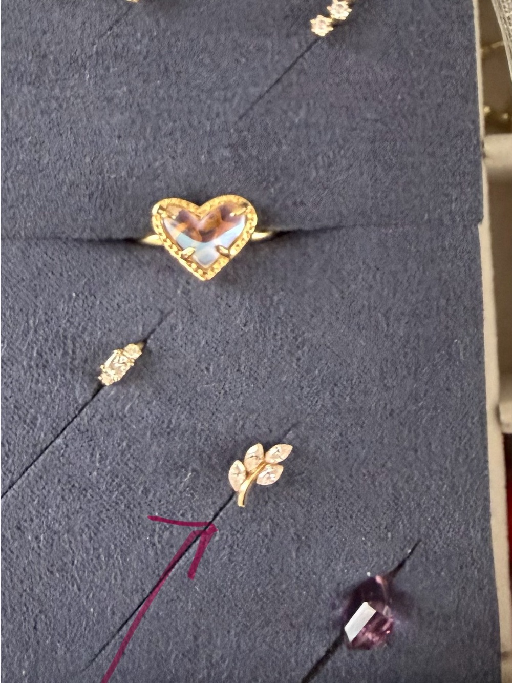 Maria Tash Diamond Vine Threaded Stud Earring
